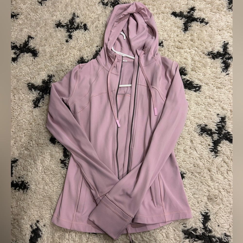 Lululemon Pink Peony Hooded Define Jacket Lulu